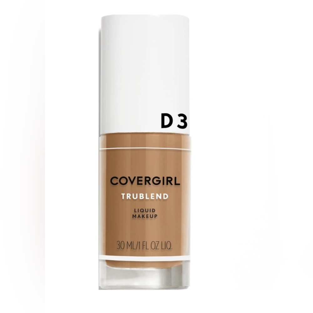 COVERGIRL TruBlend Oil-free Liquid Foundation, D-3 Honey Beige Lightweight